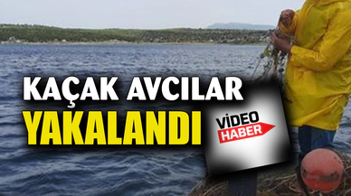 Kaçak avcılara yönelik denetim: 6 kilometre uzunluğunda ağ ele geçirildi