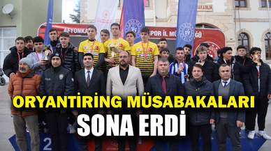 Okul Sporları Gençler Oryantiring müsabakaları tamamlandı