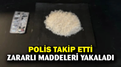 Polis düzenlediği operasyonda zararlı maddeler ele geçirdi