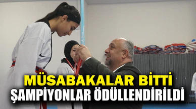 Taekwondo müsabakaları tamamlandı