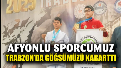 Afyonlu karate sporcusunun büyük başarısı