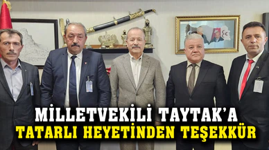 Milletvekili Taytak'tan Tatarlı'ya büyük destek