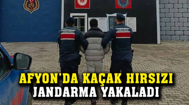 Afyonkarahisar’da kaçak hırsız yakalandı