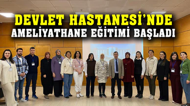 Ameliyathane hemşirelik eğitimi başladı