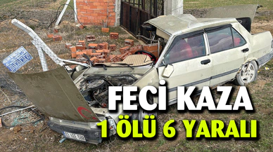 Feci kaza 1 ölü 6 yaralı