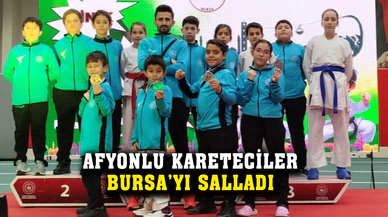 Afyonkarahisarlı Karatecilerden Bursa’da Büyük Başarı