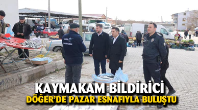 Kaymakam Bildirici’den Döğer’e ziyaret