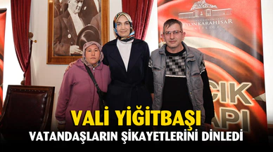 Vali Yiğitbaşı, vatandaşları dinledi