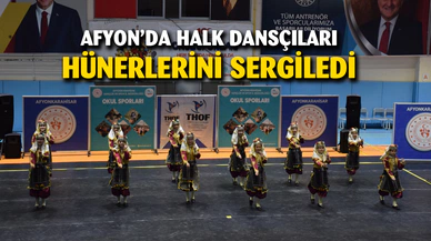 Afyonkarahisar’da kulüpler arası halk oyunları yarışması sona erdi