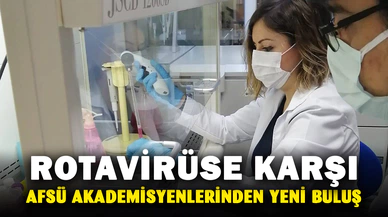 Rotavirüsü karşı AFSÜ akademisyenlerinden yeni buluş