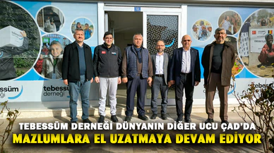 Tebessüm Derneği mazlumların yanında