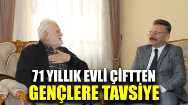 71 yıllık evli çiftten gençlere "evlenin" tavsiyesi