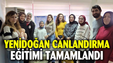 Yenidoğan canlandırma eğitimi tamamlandı
