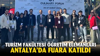 AKÜ Turizm Fakültesi Öğretim Elemanları ve Öğrencileri Culinary Forum’a Katıldı