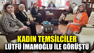 Afyonkarahisar'da kadın temsilciler Lütfü İmamoğlu ile görüştü