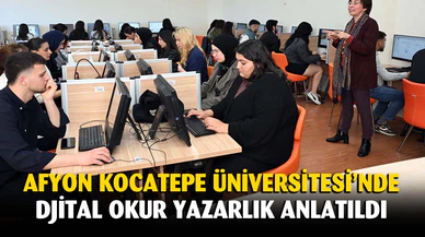 AKÜ’de “Vikipedi ve Dijital Okuryazarlık” söyleşisi gerçekleştirildi