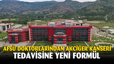 AFSÜ doktorlarından akciğer kanseri tedavisine yeni formül