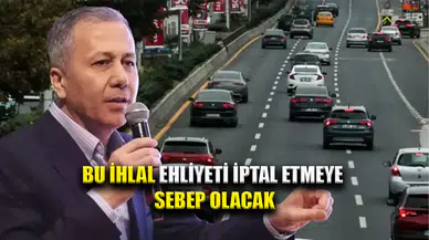 Bir yılda 6 kez kırmızı ihlali yapanın ehliyeti iptal edilecek