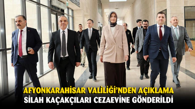 Afyonkarahisar’da silah kaçakçısı 2 kişi cezaevine gönderildi