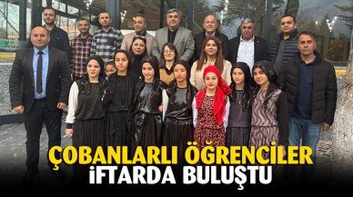 Çobanlarlı öğrenciler iftarda buluştu