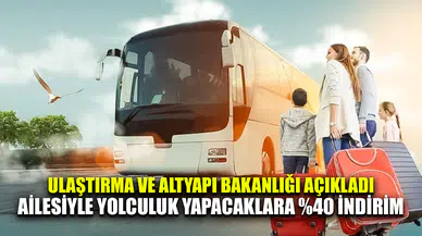 Bayram öncesi şehirlerarası otobüslerde 'Aile Yılı' indirimi