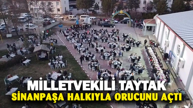 Milletvekili Taytak, Sinanpaşa’da vatandaşlarla buluştu