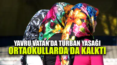 Yavru Vatan'da, türban yasağı ortaokullarda da kalktı