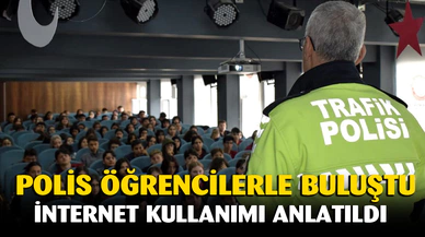 Afyonkarahisar'da polis öğrencilerle buluştu