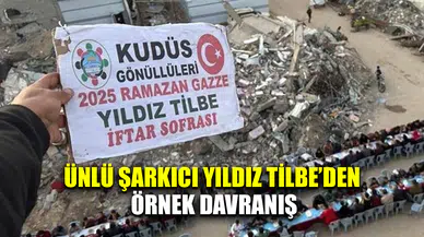 Ünlü şarkıcı Yıldız Tilbe'den örnek davranış