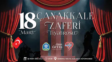 Sandıklı'da 18 Mart Çanakkale ruhu yaşatılıyor