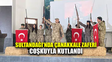Afyon Sultandağı'nda Çanakkale zaferi coşkuyla kutlandı