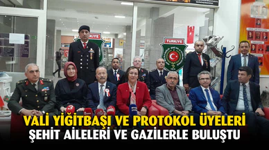 Afyonkarahisar Valisi Yiğitbaşı, şehit aileleriyle buluştu