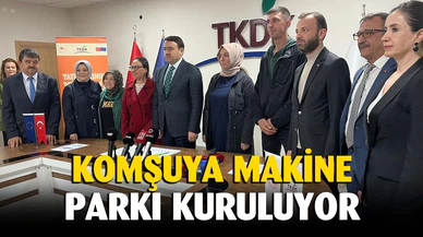 Komşuya makine parkı kuruluyor