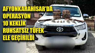 Afyonkarahisar'da Jandarma Operasyonu