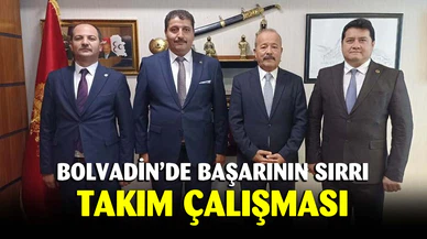 Bolvadin'de başarının sırrı: Takım çalışması