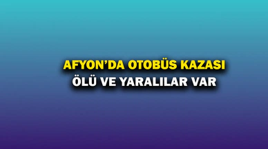 Afyonkarahisar'da yolcu otobüsü şarampole devrildi