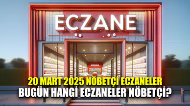 20 Mart 2025 Afyonkarahisar'daki nöbetçi eczaneler