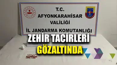 Afyon'da zehir tacirleri yakalandı