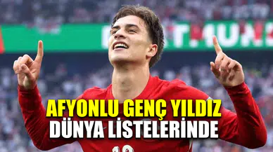 Afyonlu genç yıldız dünyanın en iyi 10 genç futbolcusu arasında yer aldı