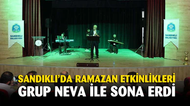 Sandıklı'da ramazan etkinlikleri sona erdi