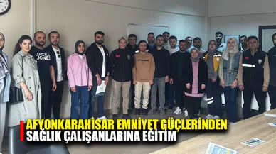 Afyonkarahisar'da güvenlik güçlerinden eğitim