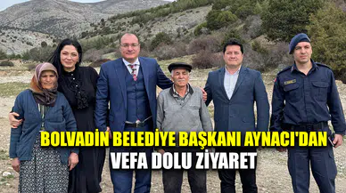 Bolvadin Belediye Başkanı Aynacı'dan vefa dolu ziyaret