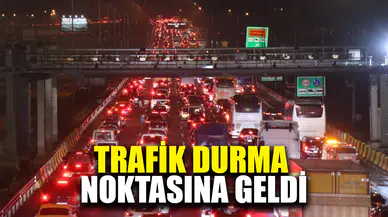 Bayram göçü başladı: Otoyolların kesişim noktasında trafik durdu