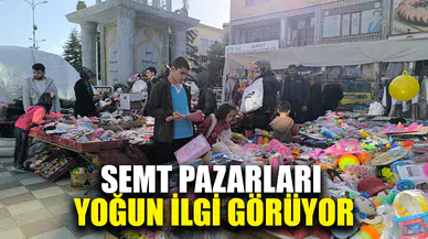 Afyon'da semt pazarları büyük ilgi görüyor
