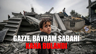 Gazze'de Bayram sabahı kana bulandı