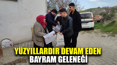 Yüzyıllardır devam eden bayram geleneği