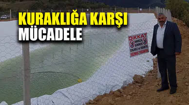 Kuraklığa kendi imkanları ile çözüm buldu