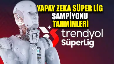 Süper lig şampiyonunu yapay zekanın tahmini