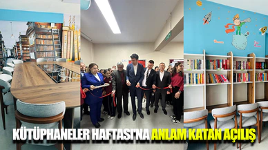 Afyonkarahisar’da Kızıldağ Ortaokulu Cemil Örnek Kütüphanesi açıldı