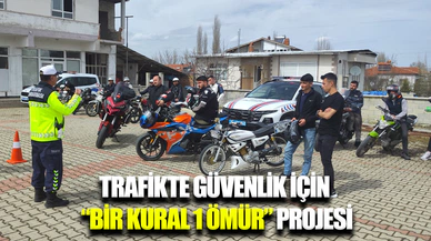 Afyonkarahisar’da “Bir Kural 1 Ömür” farkındalık eğitimi verildi